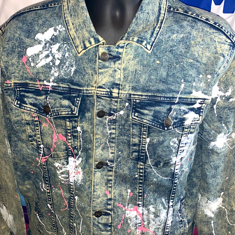 Premium Denim & Rivers Jean Jacket
